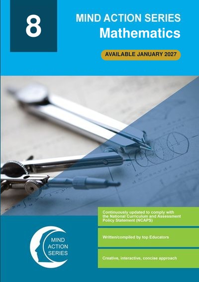 Mind Action Series Mathematics Grade 8 cover, available January 2027